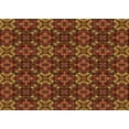 thumbnail image 1 of Ahgly Company Indoor Rectangle Patterned Saffron Red Area Rugs, 2' x 5', 1 of 6