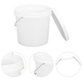 thumbnail image 4 of Weiweiguan 1Pc Household Water Bucket Kitchen Bucket Portable Plastic Bucket for Home, 4 of 7