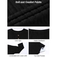 thumbnail image 6 of Homlouue Plus Size Lounge Sets for Women 2 Piece Ribbed Womens Pajama Sets Long Sleeve Top and Pants Outfits Soft Cozy Sleepwear, 6 of 7