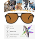 thumbnail image 5 of Gafas de sol polarizadas clásicas de aviador para mujeres y hombres, gafas de sol retro con protección UV, 5 of 6