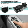 thumbnail image 2 of Interruptor de ventanilla eléctrica del coche del lado del pasajero apto para Honda Civic Coupe 2006-2011 negro, 2 of 7