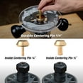 thumbnail image 3 of POWERTEC Spiral Router Bit and Router Subbase Centering Pin Set | Up Cut Solid Carbide CNC Router Bit (73059N), 3 of 10