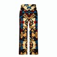 thumbnail image 5 of Pantalones largos para hombre, cintura elástica, transpirables, cómodos, suaves, informales, de playa, de poliéster., 5 of 5