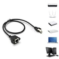 thumbnail image 3 of 0.6m Male To Female RJ45 Ethernet Internet Network LAN Extension Cord Cable RJ45 Shielded Cable,Maoww, 3 of 7