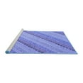 thumbnail image 2 of Ahgly Company Machine Washable Indoor Rectangle Southwestern Blue Country Area Rugs, 5' x 7', 2 of 4