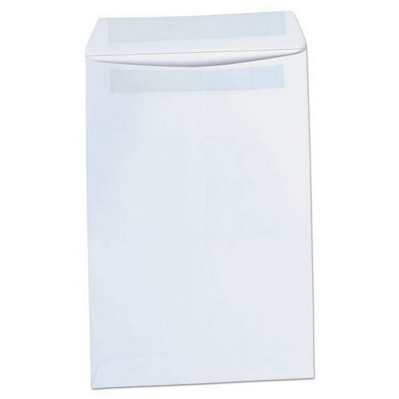 Self-Stick Open-End Catalog Envelope, #1, Square Flap, Self-Adhesive Closure, 6 X 9, White, 100/box | Bundle of 2 Boxes