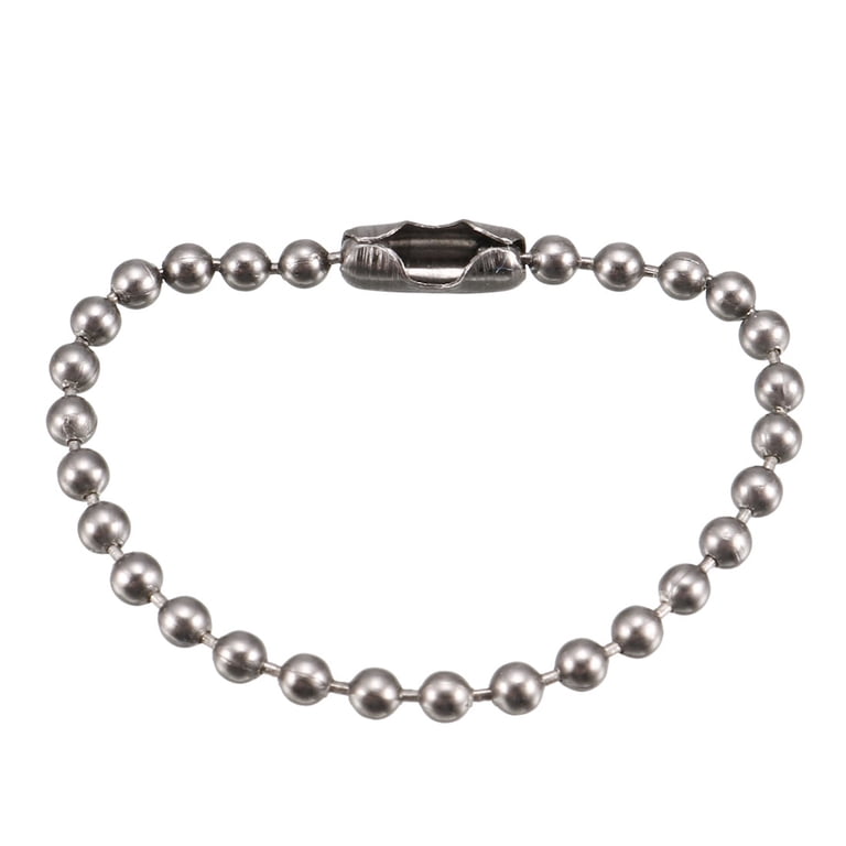Unique Bargains 10Pcs Metal Bead Clasp Ball Connector Chain