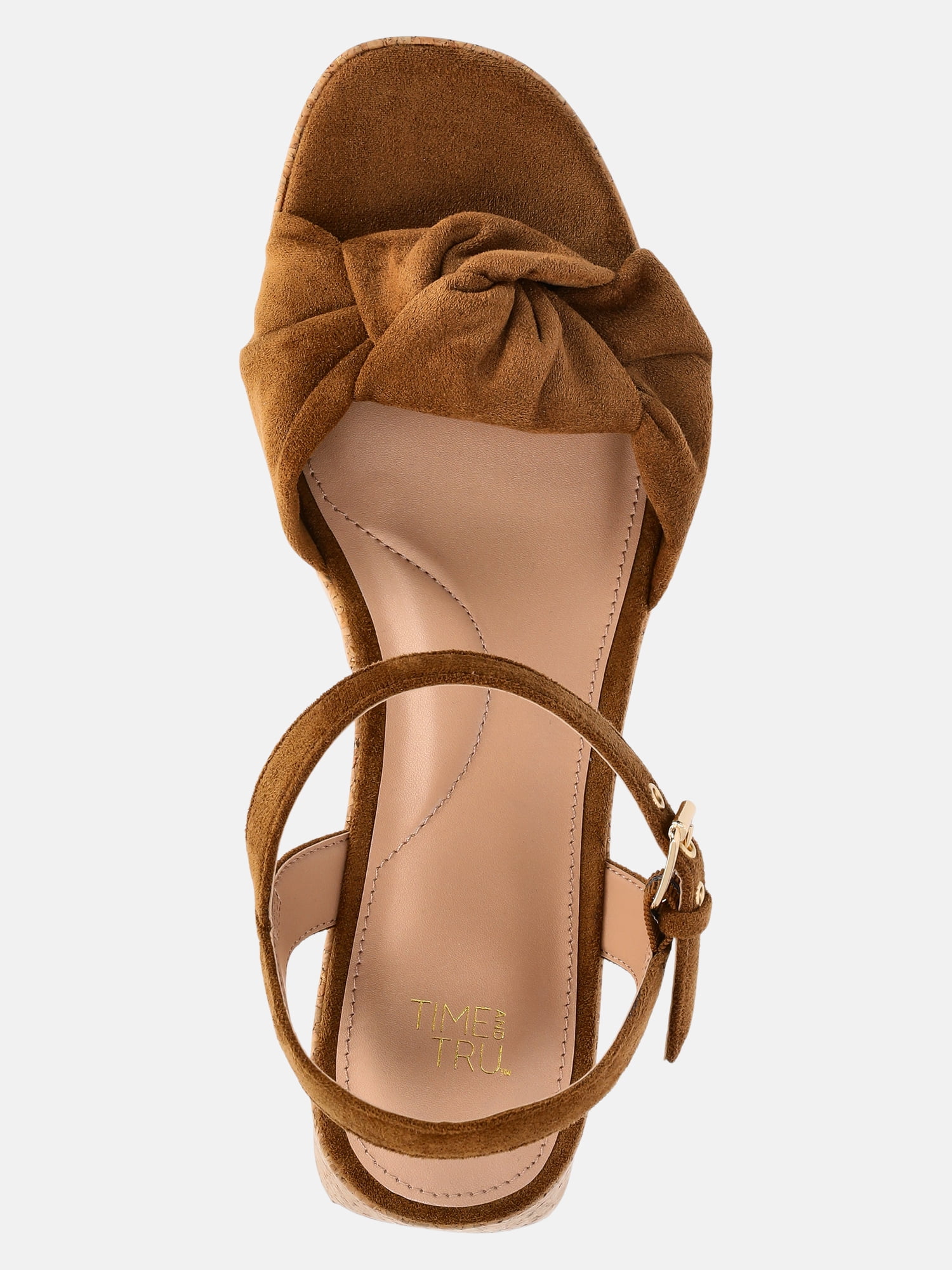 Time and Tru Women's Cork Knot Sandals