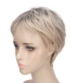 thumbnail image 4 of Femmes Courtes, Femmes Synthétiques Réglables Cheveux Courts Gradient de Soie à Haute Température pour le Cosplay, 4 of 8