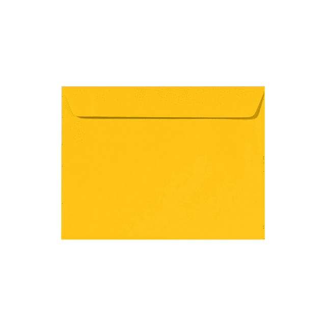 LUXPaper 9 x 12 Booklet Envelopes, Sunflower Yellow, 500/Pack