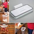thumbnail image 3 of Portable Trash Bag Holder, Hanging RV Garbage Bag Holder with Lid Kitchen Trash Bin Garbage Bags Storage Rack, 3 of 7