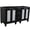 Black, variant on 60 in. Double Wooden Vanity Blue  Cabinet Only