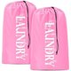 thumbnail image 1 of HAYAN Laundry bags, 2 Pack Travel Laundry Bag for Dirty Clothes with Drawstring, Heavy Duty Laundry Bag for Traveling Camping, Easy Fit a Laundry Hamper or Basket Travel Essentials, 1 of 1