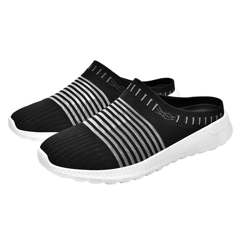 1 Pair of Mesh Slippers Breathable Mesh Walking Shoes Soled Beach Shoes