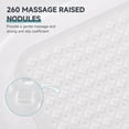 thumbnail image 3 of Bathtub Mat Non Slip Bath Mat for Tub Shower Mat Dinosam Bath Tub Mat 16 x 35 Extra Long Rubber Bath Mat, Suction Cups, Drain Holes, Machine Washable Bathroom Mat, 3 of 8