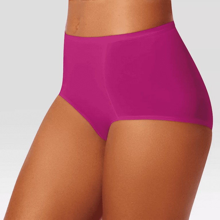 Hanes Premium Women's 4pk Tummy Control Briefs Underwear - (Colors