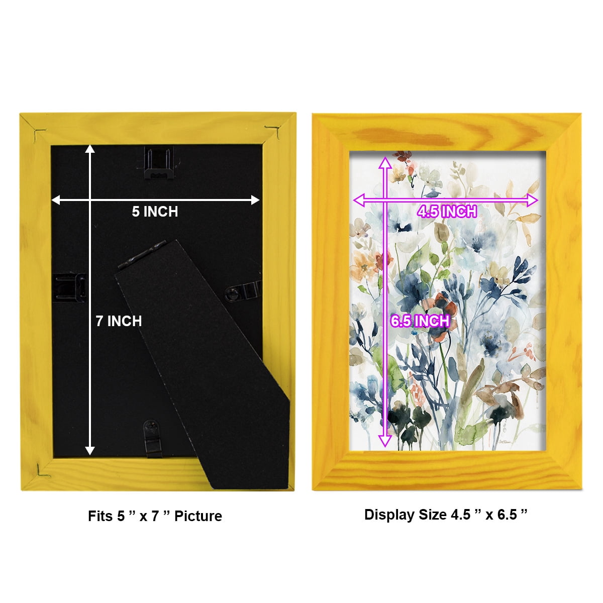 Holland Spring Mix -Framed Print w/glass-Sunflower Yellow