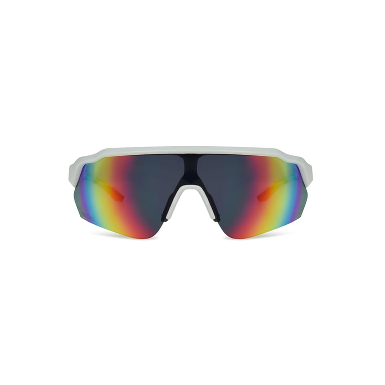 Ironman Shield Sport Sunglasses, White Frame photo 1