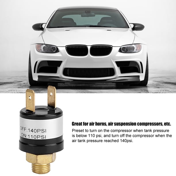Válvula De Conmutación De Control De Presión De Aire Automática Para Automóvil 110-140PSI Para Bomba De Compresor De Aire