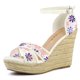 thumbnail image 1 of Sandalias De Cuña Correa De Tobillo Tacón De Cuña Alpargata Para Mujer Púrpura 35.5, 1 of 6