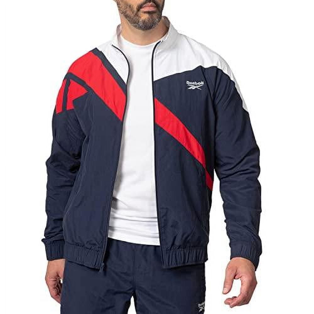 Reebok Men's Embroidered Logo Classics Lightweight Woven Track Jacket (Black, S) - Walmart.com Reebok Men's Embroidered Logo Classics Lightweight Woven Track Jacket (Black, S) - Walmart.com