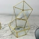 thumbnail image 2 of EeaseMX Caja de anillo geométrica de pentágono, regalo único de boda, decoración para fiestas, soporte de regalo de vidrio, caja de almacenamiento de joyas, 2 of 7