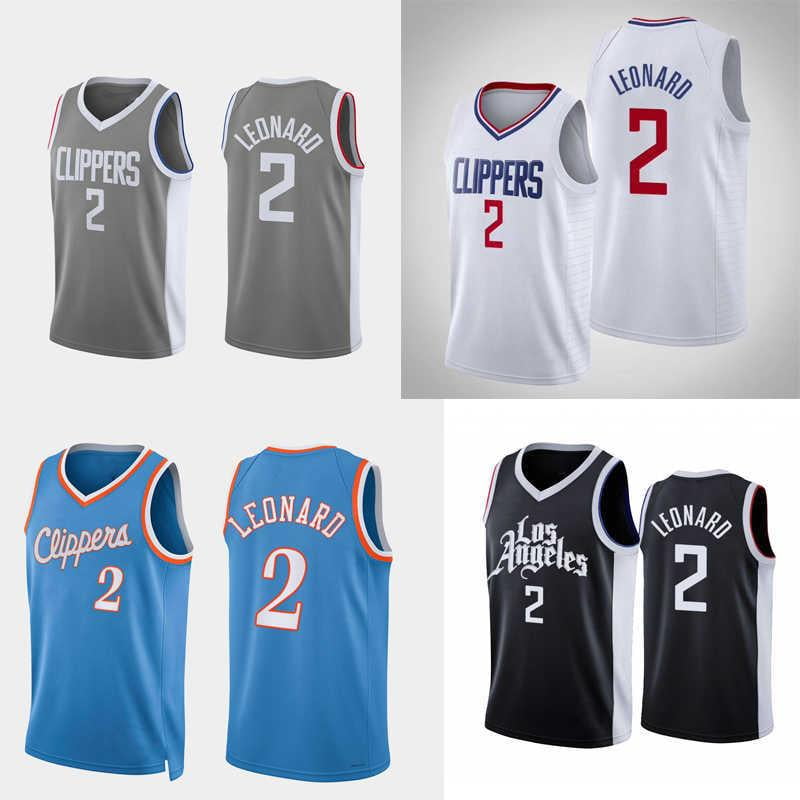 NBA_ Men Basketball Kawhi Leonard 2# Paul George 13# Jerseys Jackson Mann  Batum Powell Jerseys New Season 75th City''nba''jerseys 