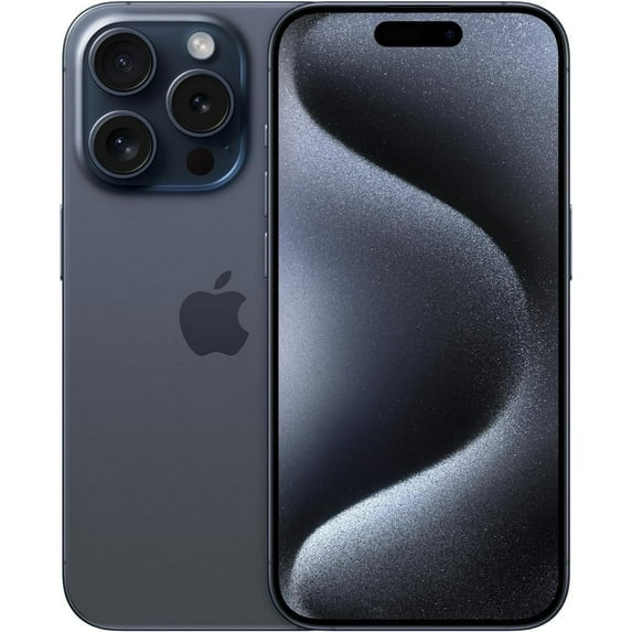 Pre-Owned Apple iPhone 15 Pro A2848 Unlocked 256GB Blue Titanium (Good)