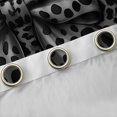 thumbnail image 4 of jejeloiu Cute Bow Ribbon Curtains Pack of 2 (42x84 Each),Cheetah Pattern Bowknot Curtains Blackout,Gray Black Bedroom Curtains For Girls Kids,Ultra Soft Home Decor, 4 of 6