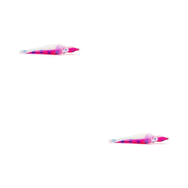 Cebos de calamar nocturno Naiovety 6cm 2piezas Rosado CBP387796