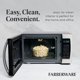 thumbnail image 5 of Farberware Countertop Microwave 1000 Watts, 1.3 Cu. Ft. - Microwave Oven With LED Lighting and Child Lock - Perfect for Apartments and Dorms - Easy Clean Stainless Steel, 5 of 5