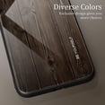 thumbnail image 4 of For Iphone 14 Wood Grain Glass Case Orange, 4 of 5