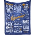 thumbnail image 1 of LHSHID Retirement Gifts for Women Retirement Gifts for Men Retirement Gifts Retirement Gifts for Women Coworkers Colleague Senior Gifts for Retired Blanket 50x60in, 1 of 6
