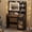 TypeB,Black, variant on Satifur Vanity Set with Mirror & Lights, GRWM Vanity Desk with Drawers & Storage Shelves, Makeup Dressing Table with Stool & Charging, Black