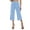 A6_Blue, variant on LISTHA Women's Capris Hiking Wide Leg Summer Pants Loose Lightweight Capri Shorts Brown 2XL