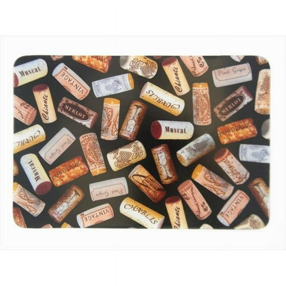 Andreas TRC-270 Corks Rectangular Casserole Silicone Trivet - Pack of 3