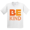 thumbnail image 3 of Inktastic Be Kind Logo in Orange Youth T-Shirt, 3 of 5