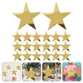 thumbnail image 2 of Miangastore Decor Cardboard Stars Golden Paper Star Pendant 20pcs, 2 of 8