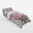 thumbnail image 3 of Ambesonne Rose Bedding Set 4 Pcs, Old Roses Corsage Grunge, Queen, Beige Rose Green, 3 of 3