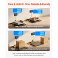 thumbnail image 4 of KFFKFF Digital Postal Scale, 0.7 oz/3.5 oz Dual Accuracy, 660 lbs Commercial Weight Scale with Hold/Tare Function & LCD Display, 4 of 9