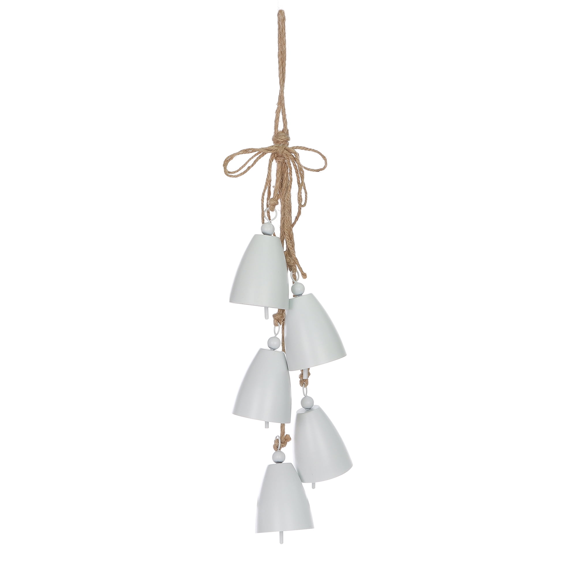 Holiday Time PL18in Metal White Bells Ornament Home Decor