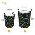 thumbnail image 4 of Uemuo Space Rockets Pattern Circular Laundry Hamper Basket with handles,Collapsible laundry basket,Large capacity laundry hamper,Laundry Organizer-Small, 4 of 8