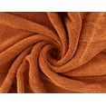thumbnail image 4 of Delara Organic Cotton Plush Washcloths 6-Pack, 13"x13", 650 GSM, GOTS & OEKO-TEX, Quick-Dry Towels in Burnt Caramel, 4 of 8