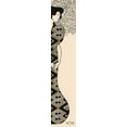 thumbnail image 2 of Gustav, Klimt 6x14 Black Ornate Wood Framed with Double Matting Museum Art Print Titled - Woman and Tree I (Neutral), 2 of 4