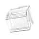 thumbnail image 5 of Contenedor de pan, caja de comida, contenedor de refrigerio apilable con frente abierto, vitrina para panadería, cocina, panaderías, mostrador, tienda, 5 of 8