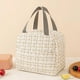 thumbnail image 1 of Ins Fashion Tote Lunchbox Thermal Bag Women Men Bento Storage Insulated Lunch Bag Portable Cooler Picnic Insulation Bags Handbag, 1 of 5