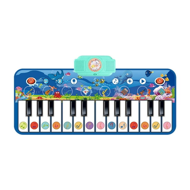 Alfombrilla de piano perfecl 8 sonidos de instrumentos musicales 14 teclas