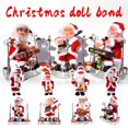 thumbnail image 3 of Electric Dancing Singing Snowman Animated Plush Toy Stuffed Animals Red, 3 of 3
