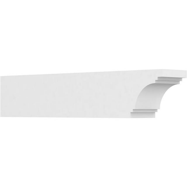 Ekena Millwork RFTP05X06X30PEC 6 x 5 x 30 in. Standard Pescadero Architectural Grade PVC Rafter Tail