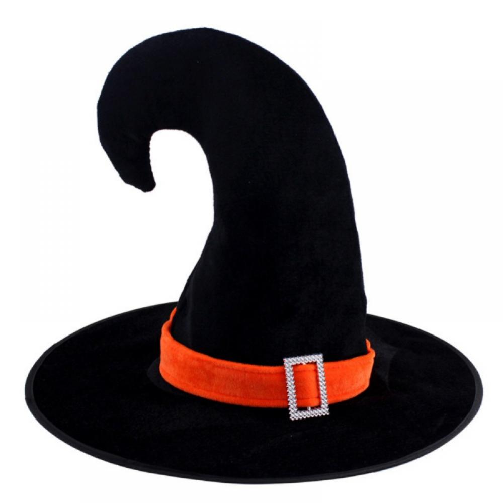 Xinhuaya Bent Halloween Witch Hat Masquerade Costume Performance Cosplay Cap Party Hat for Kids and Adults Halloween Fancy Dress Costume Images Xinhuaya Bent Halloween Witch Hat Masquerade Costume Performance Cosplay Cap Party Hat for Kids and Adults Halloween Fancy Dress Costume